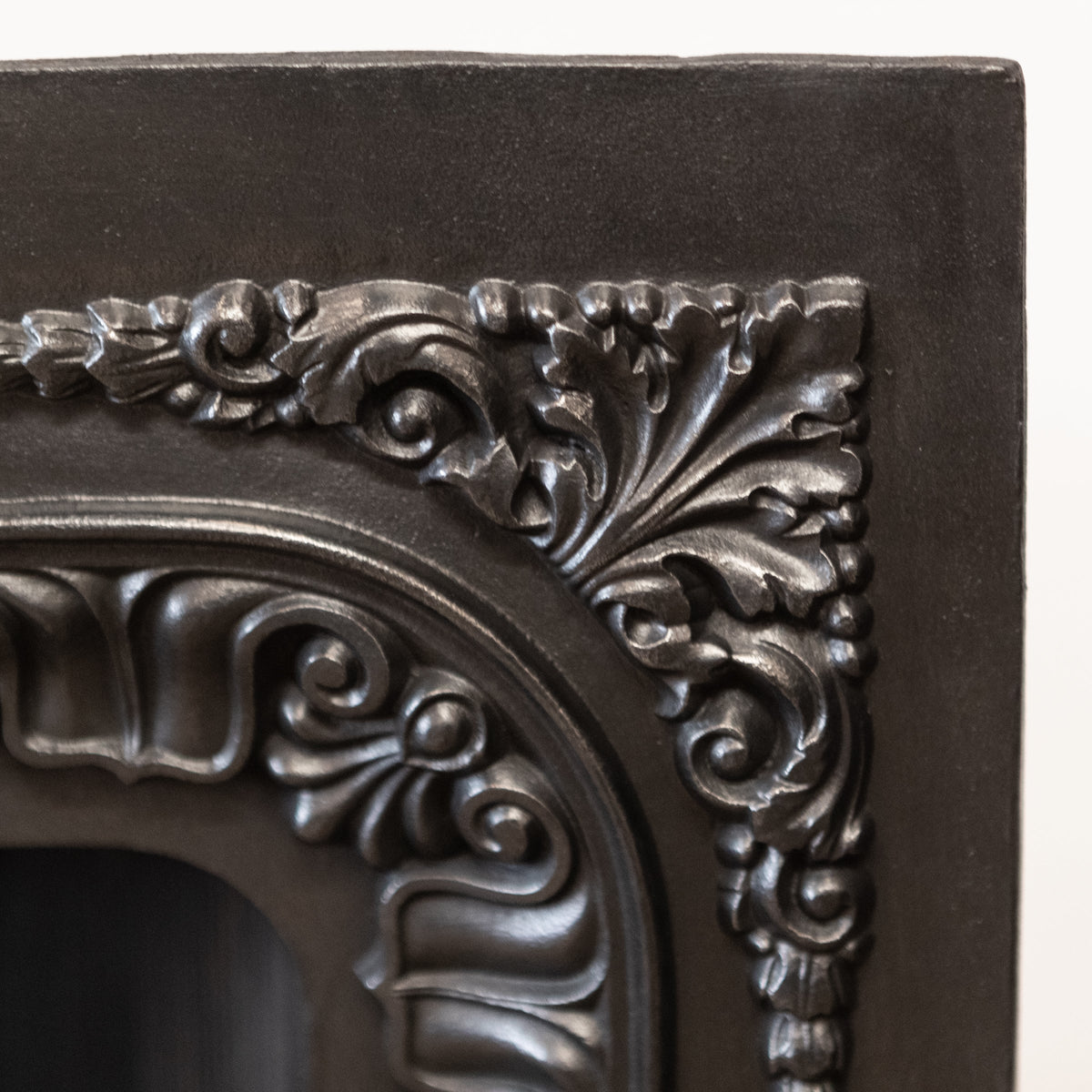 Antique Ornate Georgian Style Cast Iron Fireplace Insert | The Architectural Forum