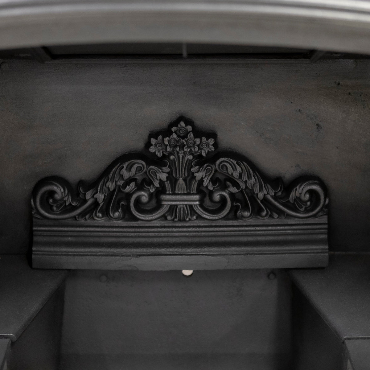 Antique Ornate Georgian Cast Iron Fireplace Insert | Register Grate | The Architectural Forum