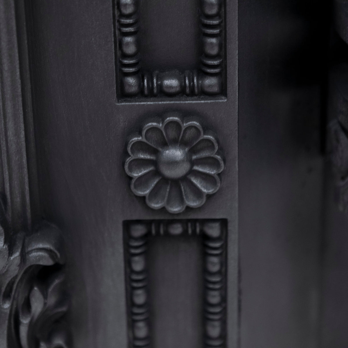 Antique Ornate Georgian Cast Iron Fireplace Insert | Register Grate | The Architectural Forum