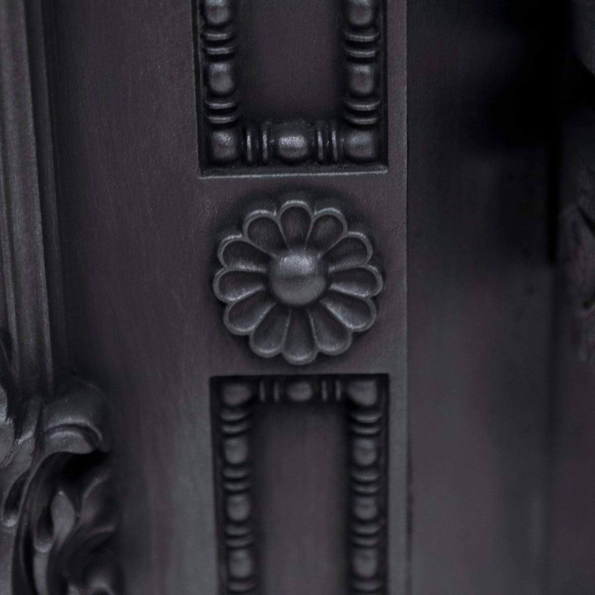 Antique Ornate Georgian Cast Iron Fireplace Insert | Register Grate | The Architectural Forum