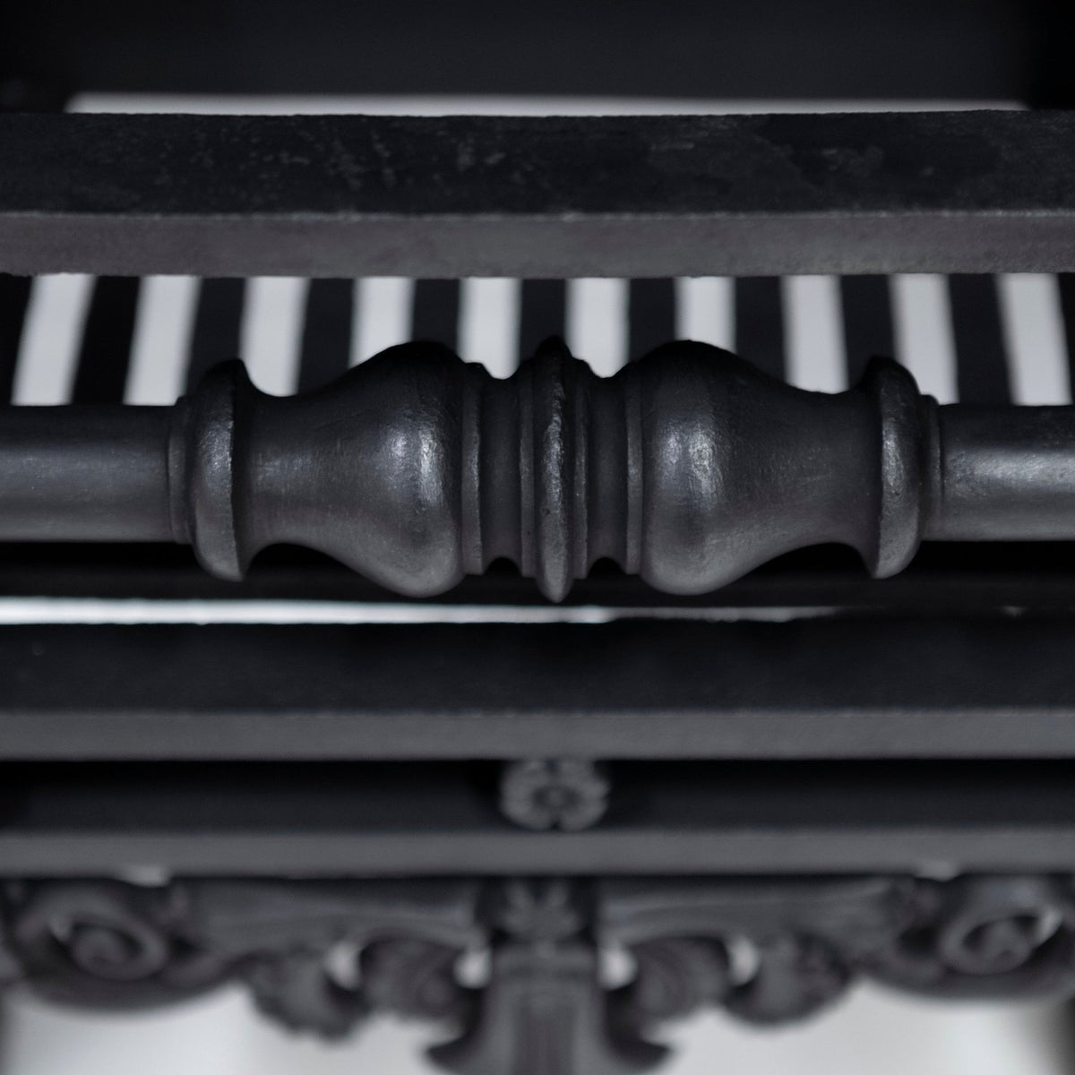 Antique Ornate Georgian Cast Iron Fireplace Insert | Register Grate | The Architectural Forum