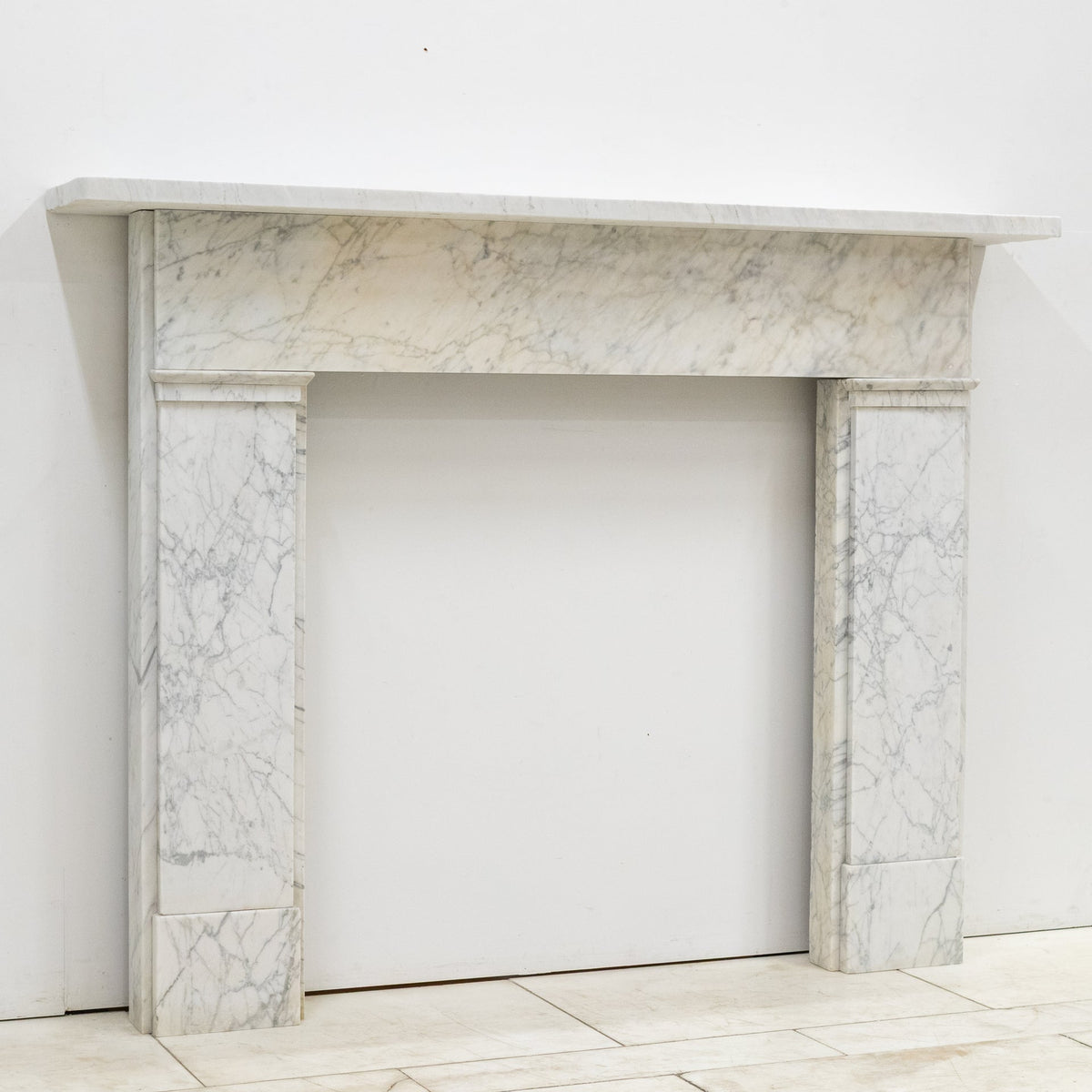 Antique Carrara Marble Late Georgian Fireplace Surround | The Architectural Forum