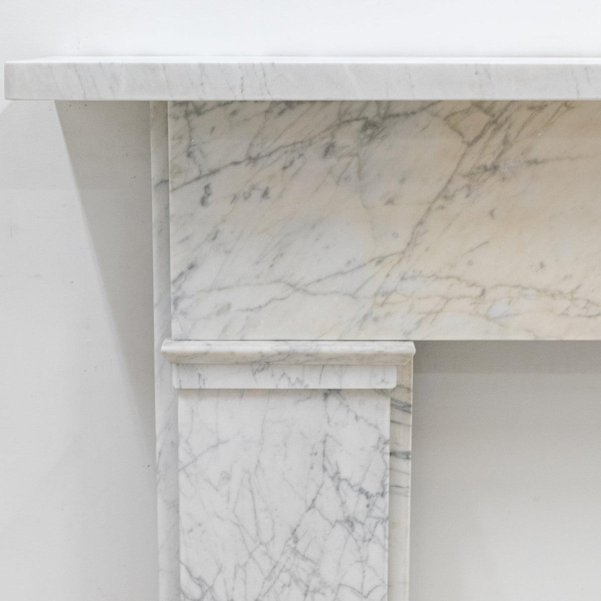 Antique Carrara Marble Late Georgian Fireplace Surround | The Architectural Forum