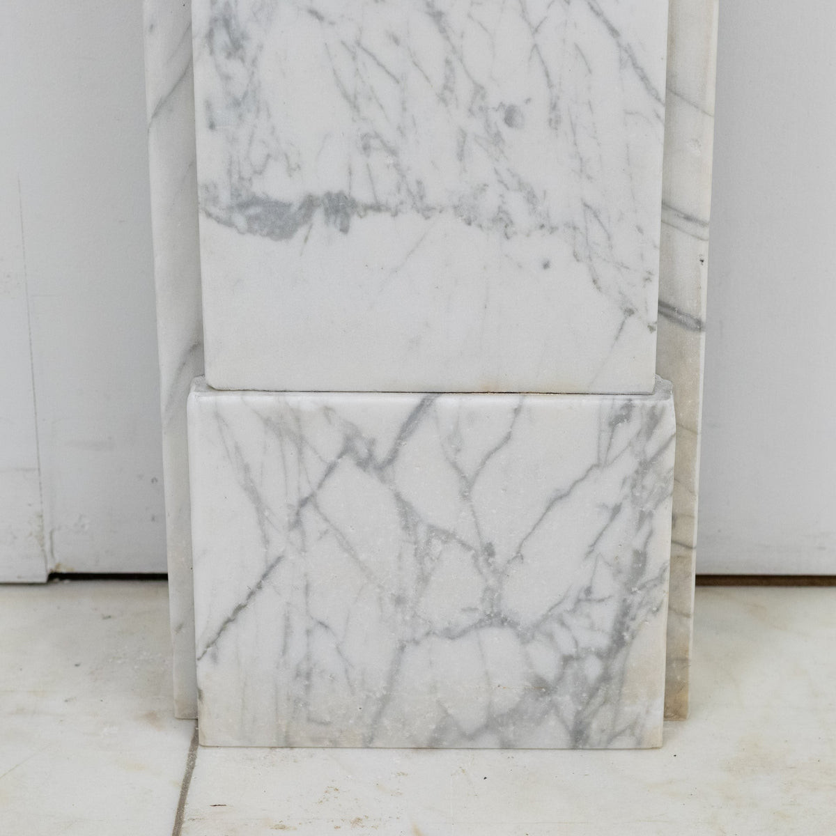 Antique Carrara Marble Late Georgian Fireplace Surround | The Architectural Forum