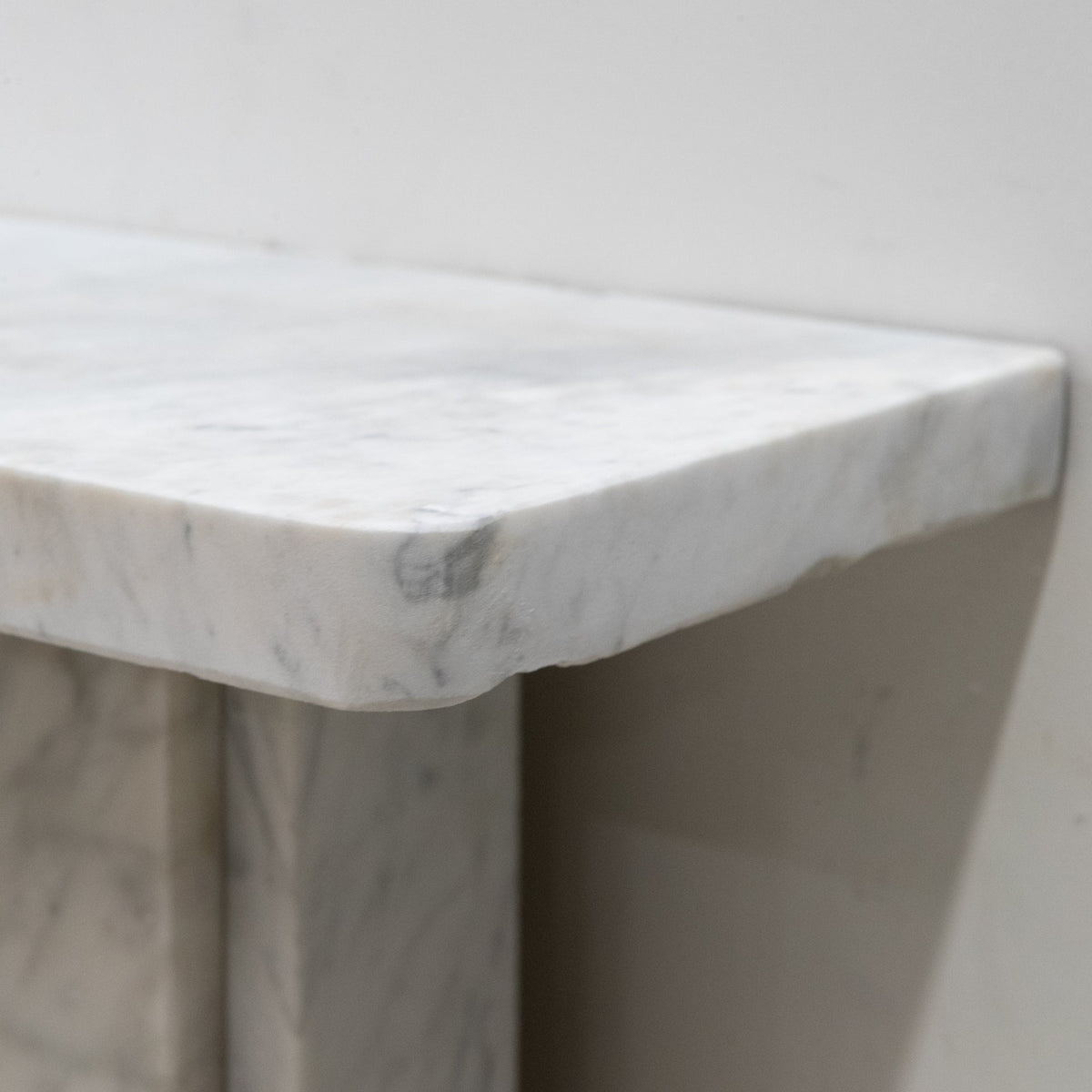 Antique Carrara Marble Late Georgian Fireplace Surround