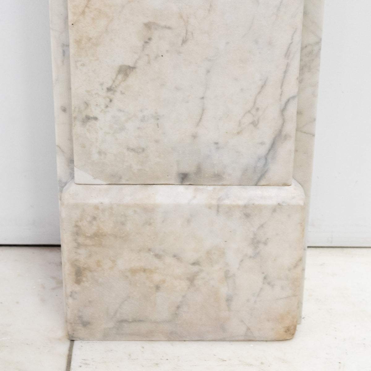 Antique Late Georgian Carrara Marble Fireplace Surround | The Architectural Forum