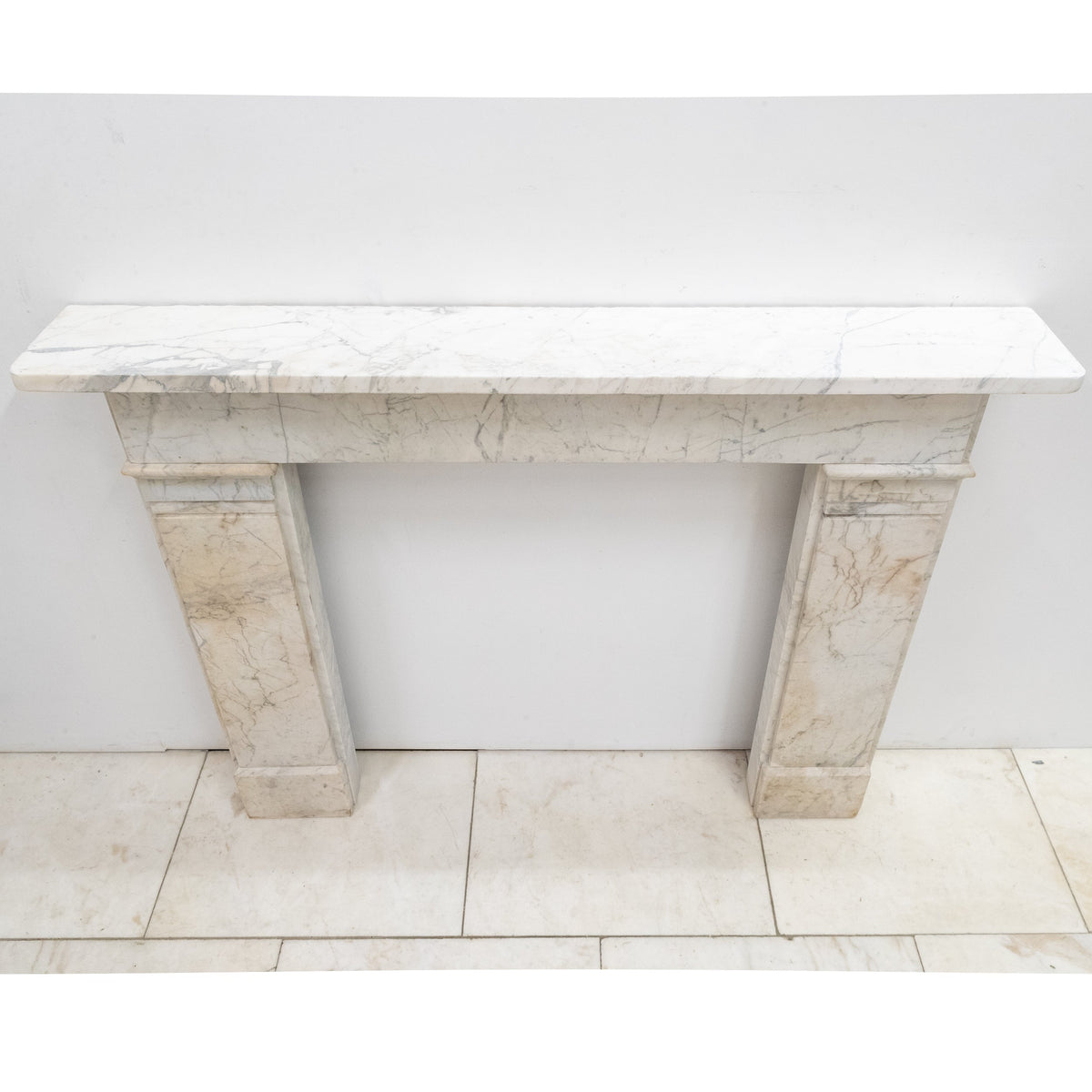 Antique Late Georgian Carrara Marble Fireplace Surround | The Architectural Forum