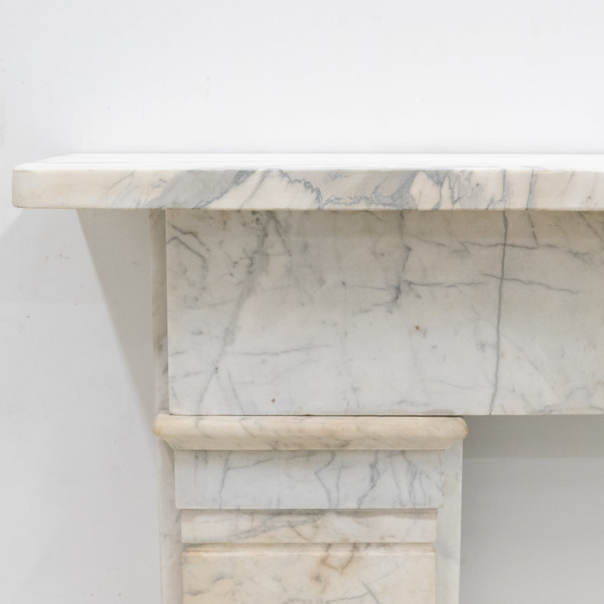 Antique Late Georgian Carrara Marble Fireplace Surround | The Architectural Forum