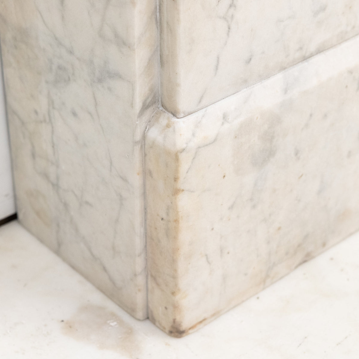 Antique Late Georgian Carrara Marble Fireplace Surround | The Architectural Forum