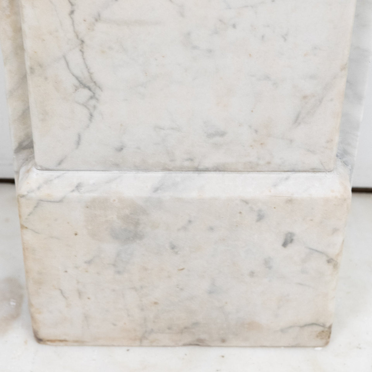 Antique Late Georgian Carrara Marble Fireplace Surround | The Architectural Forum