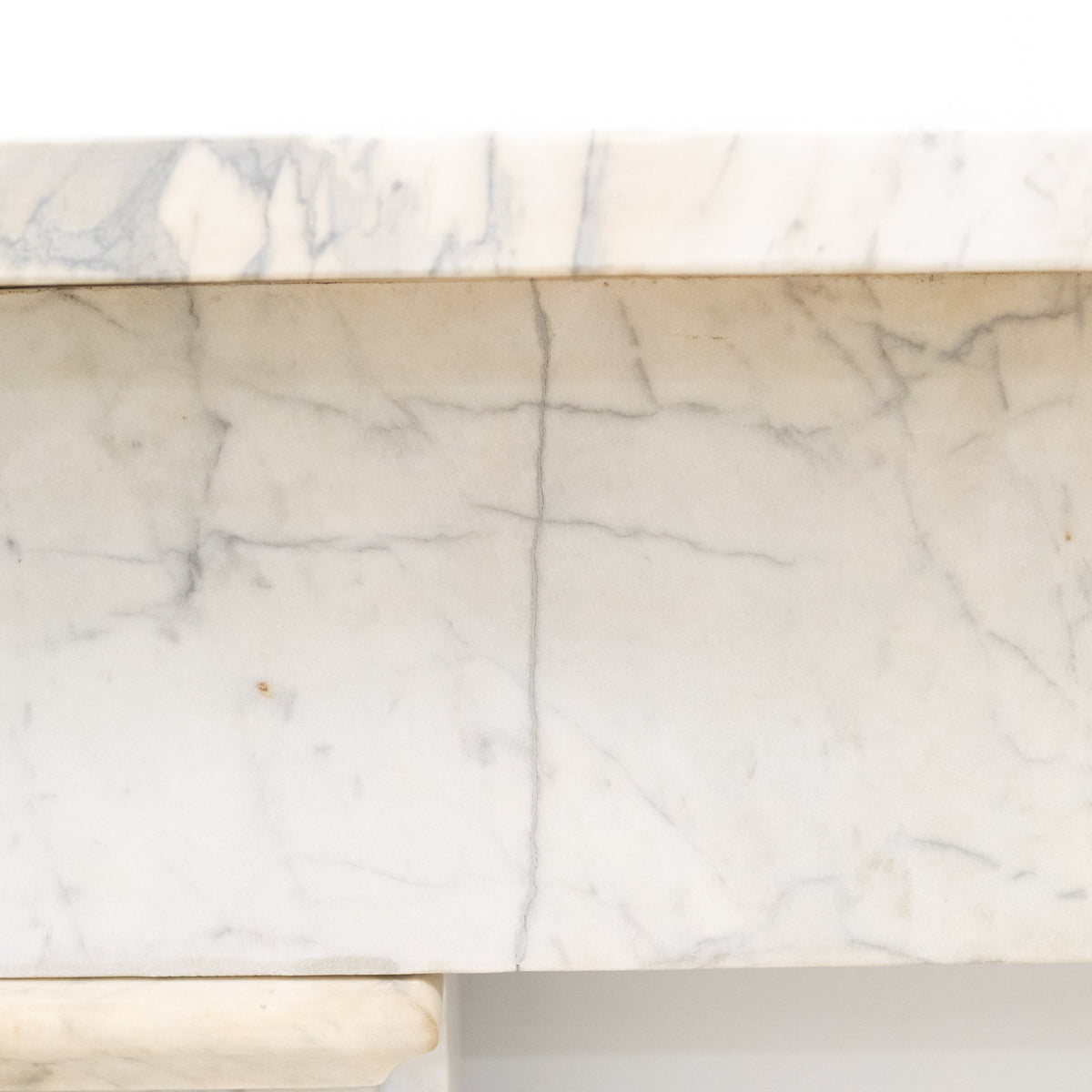 Antique Late Georgian Carrara Marble Fireplace Surround | The Architectural Forum