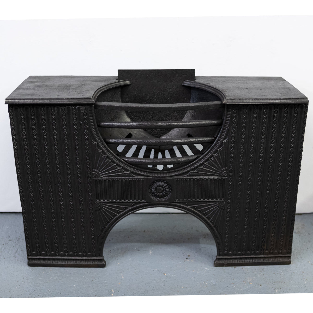 Antique Regency Cast Iron Hourglass Hob Grate | The Architectural Forum