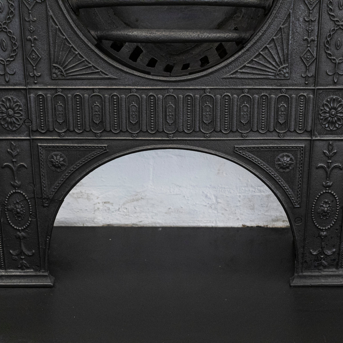 Antique Large Georgian Cast Iron Hob Grate | The Architectural Forum