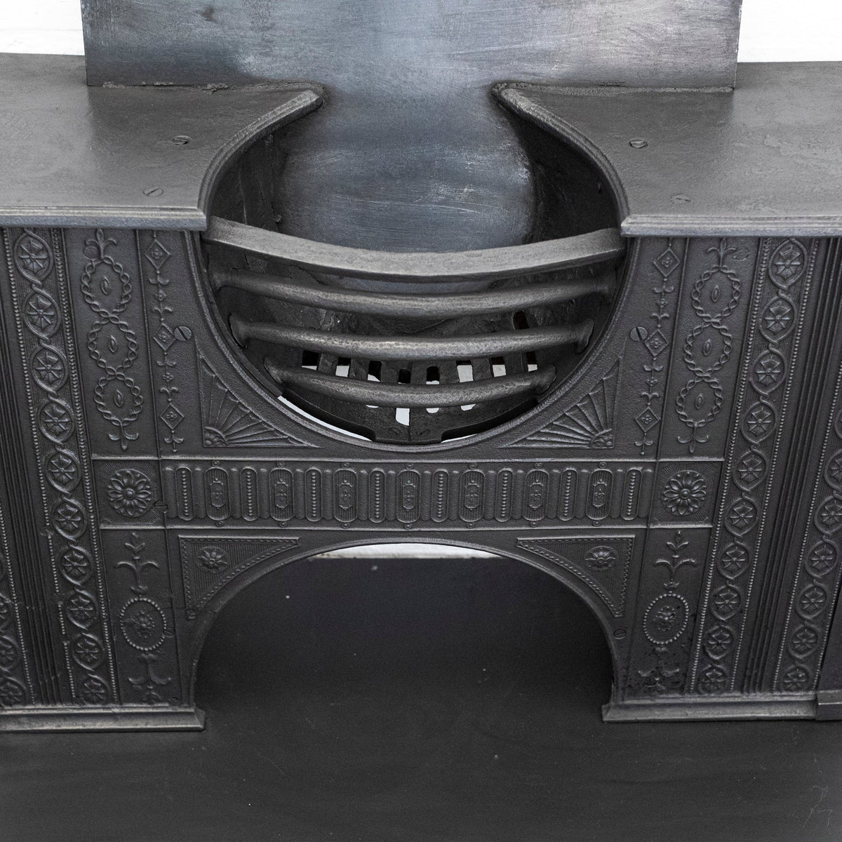Antique Large Georgian Cast Iron Hob Grate | The Architectural Forum