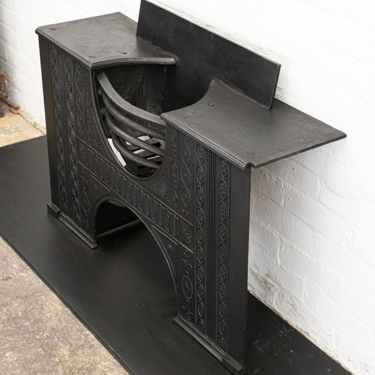 Antique Large Georgian Cast Iron Hob Grate | The Architectural Forum