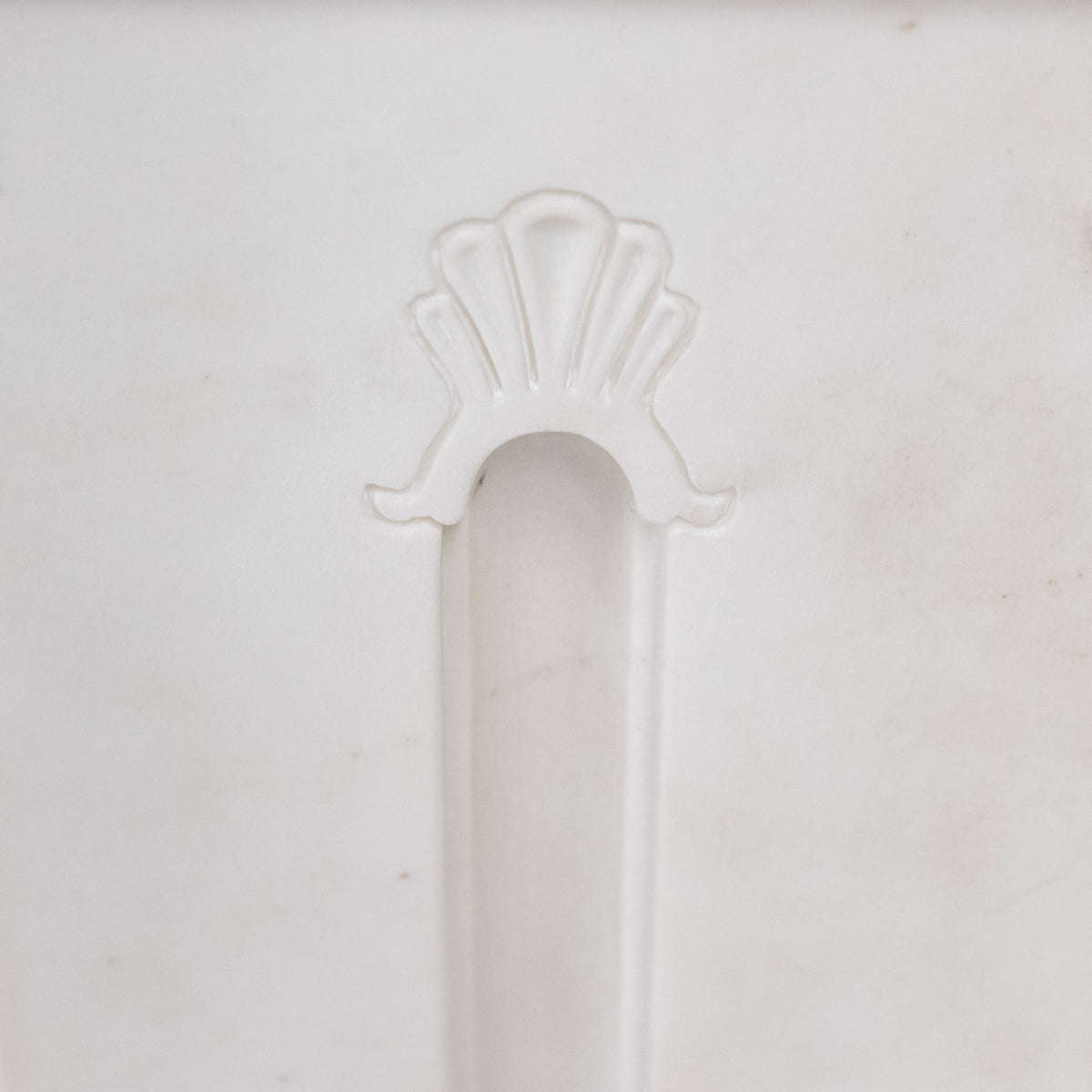 Antique Georgian Statuary Marble Surround with Acanthus | The Architectural Forum