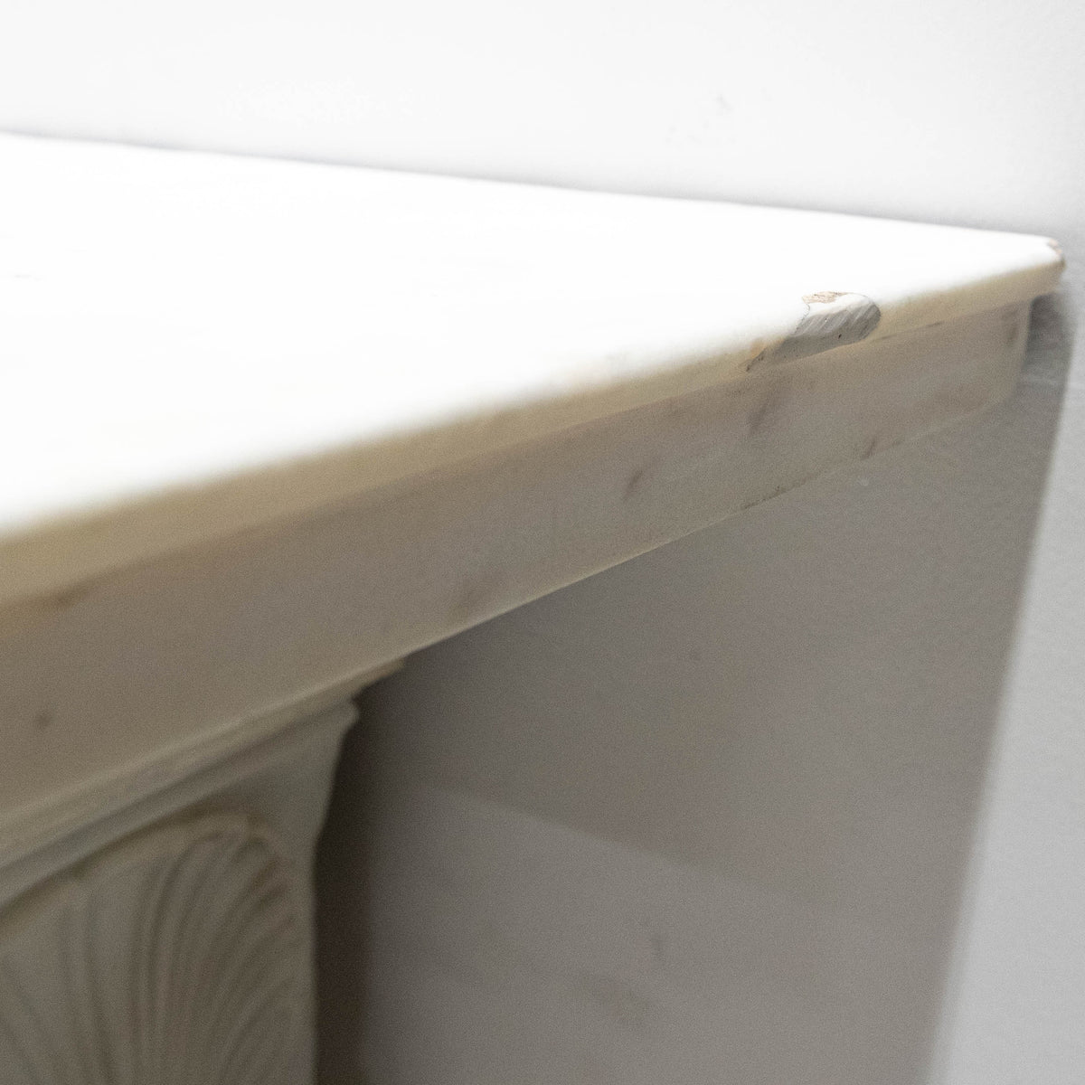 Antique Georgian Statuary Marble Surround with Acanthus | The Architectural Forum