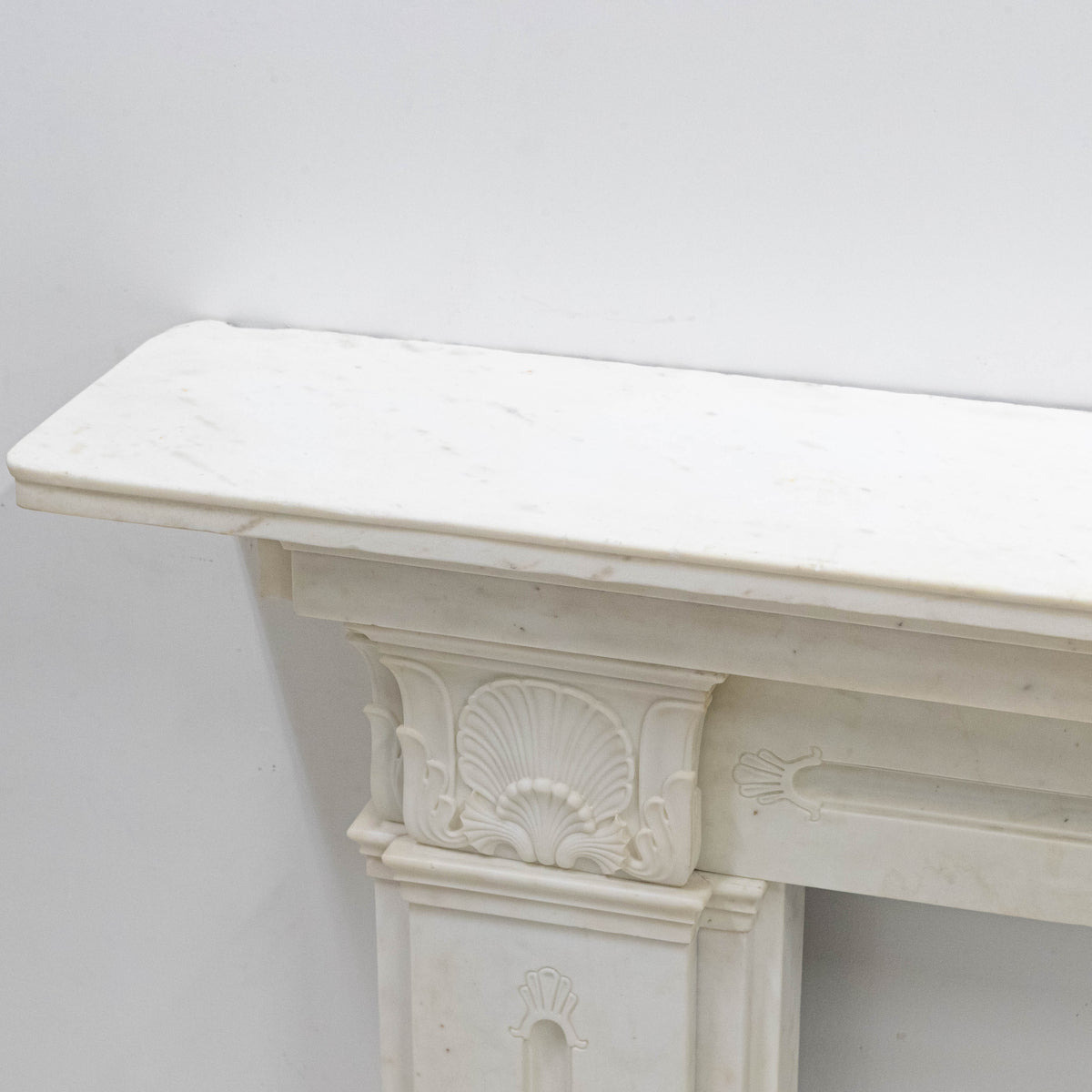 Antique Georgian Statuary Marble Surround with Acanthus | The Architectural Forum