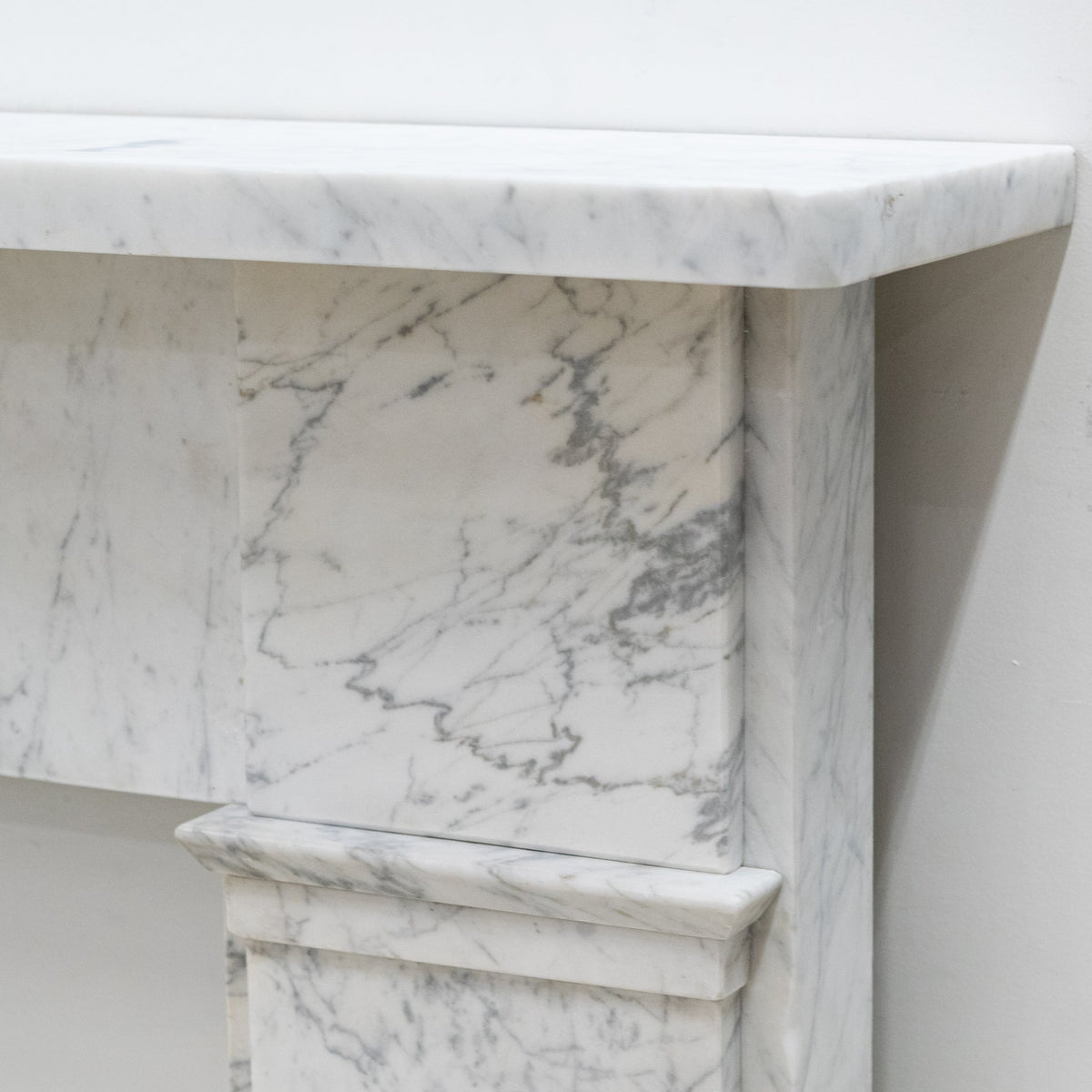 Antique Carrara Marble Late Georgian Fireplace Surround | The Architectural Forum