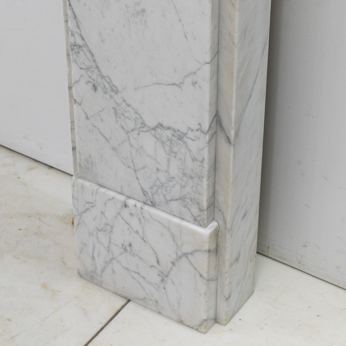 Antique Carrara Marble Late Georgian Fireplace Surround | The Architectural Forum