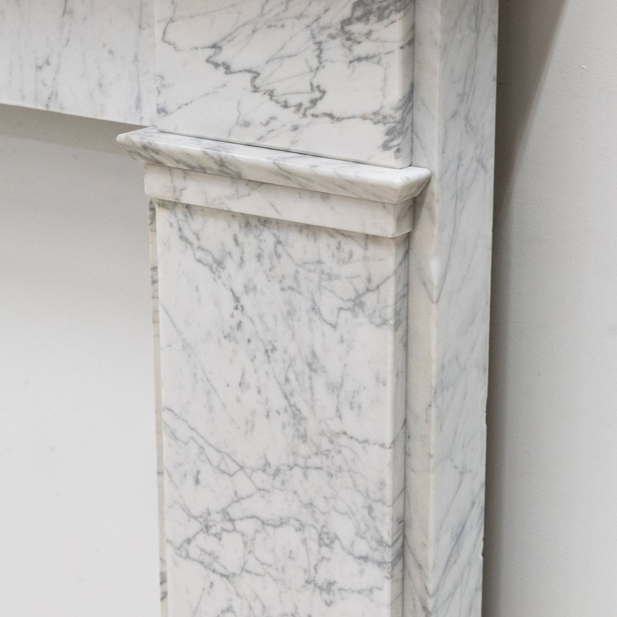 Antique Carrara Marble Late Georgian Fireplace Surround | The Architectural Forum