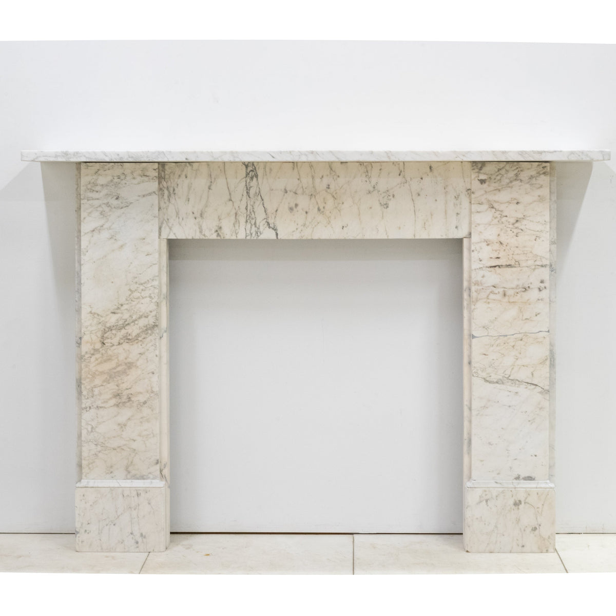 Antique Carrara Marble Late Georgian Fireplace Surround | The Architectural Forum