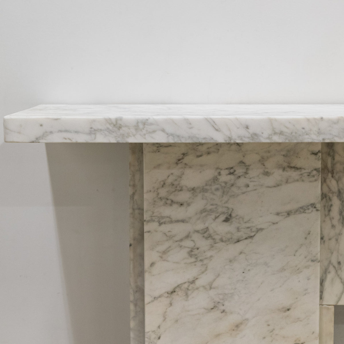 Antique Carrara Marble Late Georgian Fireplace Surround | The Architectural Forum
