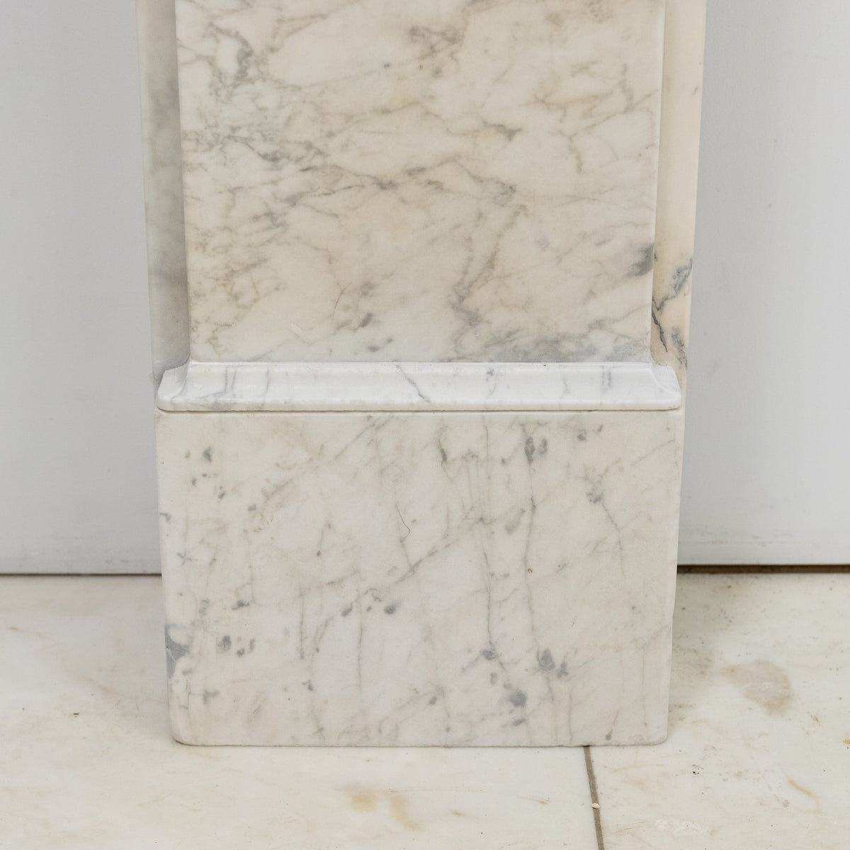 Antique Carrara Marble Late Georgian Fireplace Surround | The Architectural Forum