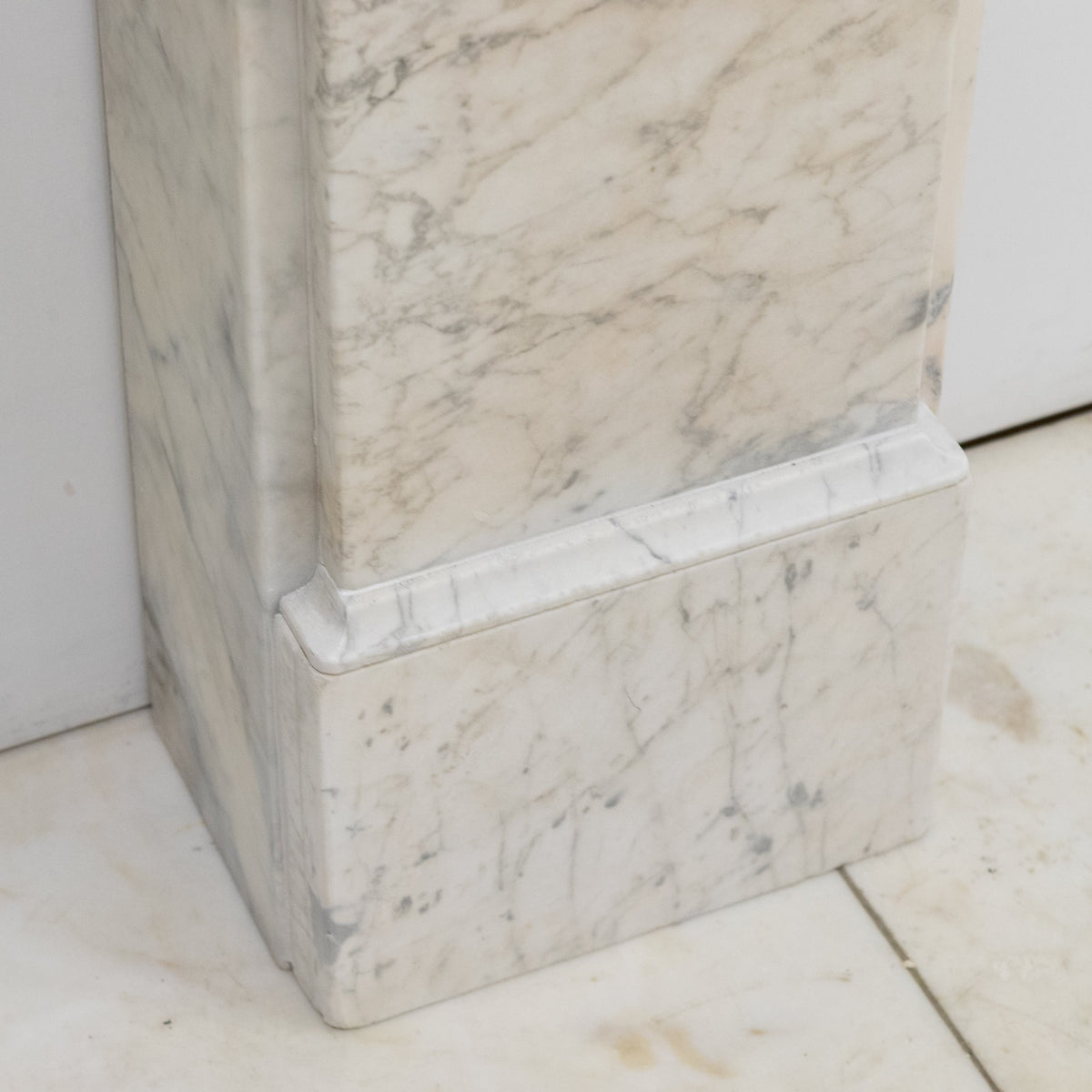 Antique Carrara Marble Late Georgian Fireplace Surround | The Architectural Forum