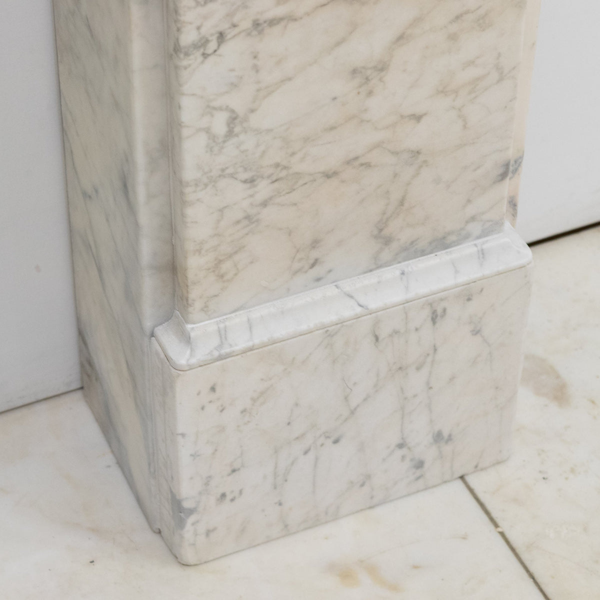 Antique Carrara Marble Late Georgian Fireplace Surround | The Architectural Forum