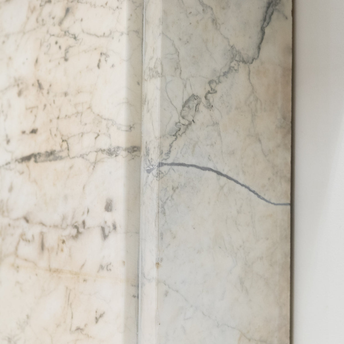 Antique Carrara Marble Late Georgian Fireplace Surround | The Architectural Forum