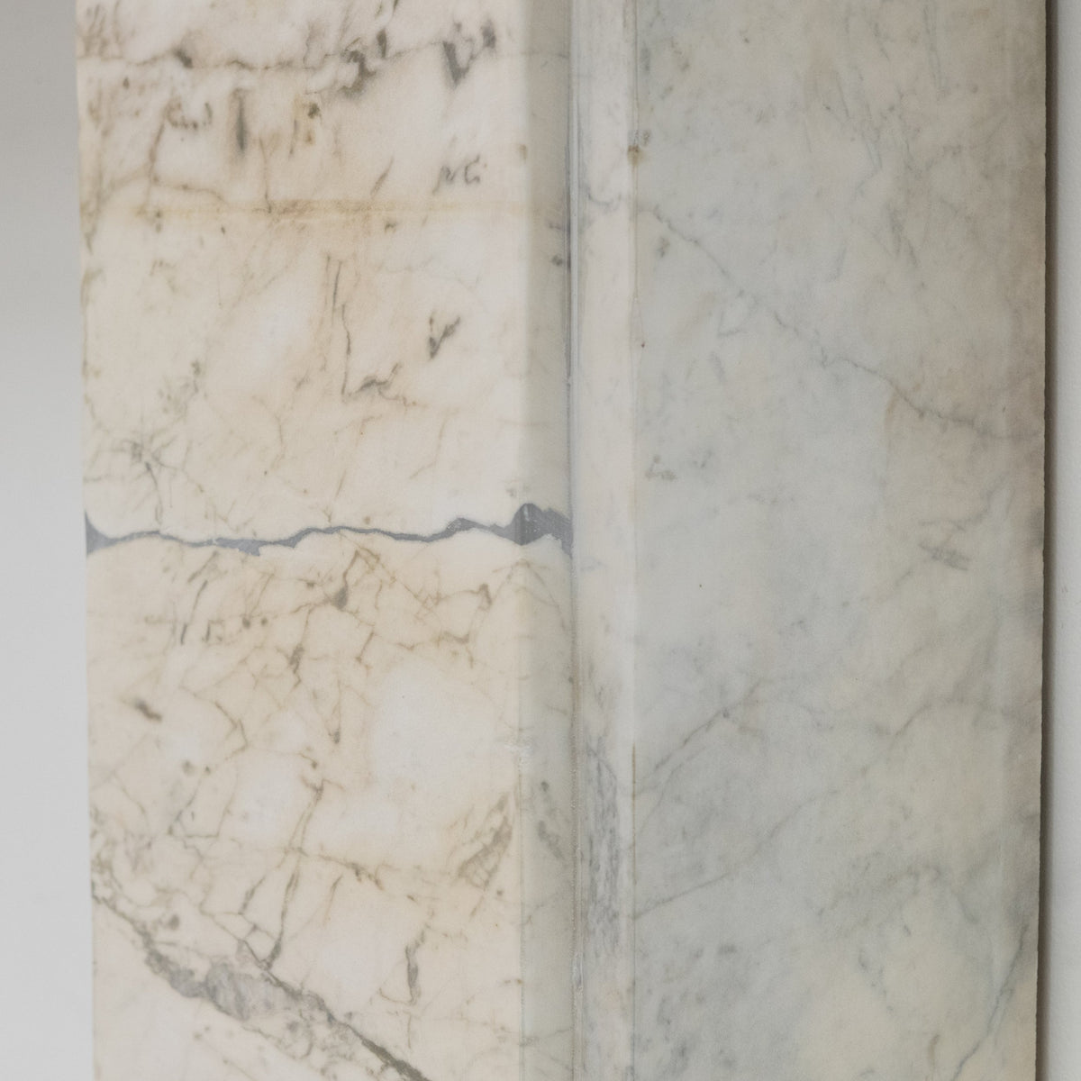 Antique Carrara Marble Late Georgian Fireplace Surround | The Architectural Forum