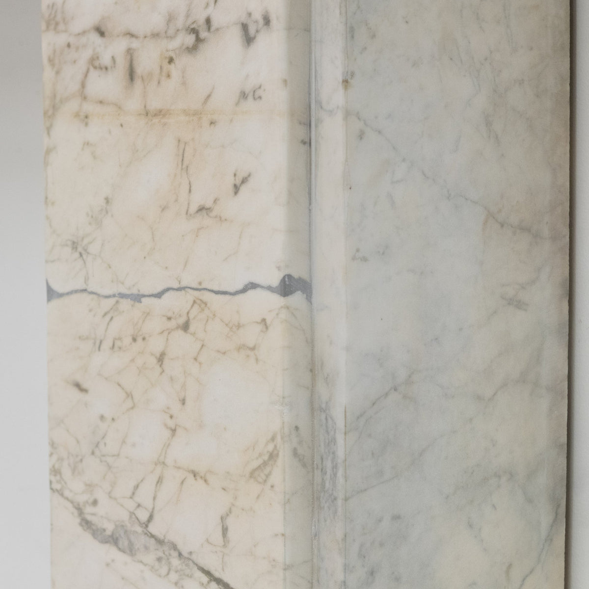 Antique Carrara Marble Late Georgian Fireplace Surround | The Architectural Forum