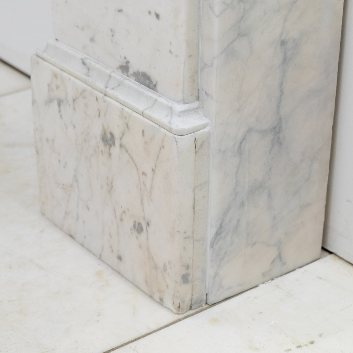 Antique Carrara Marble Late Georgian Fireplace Surround | The Architectural Forum