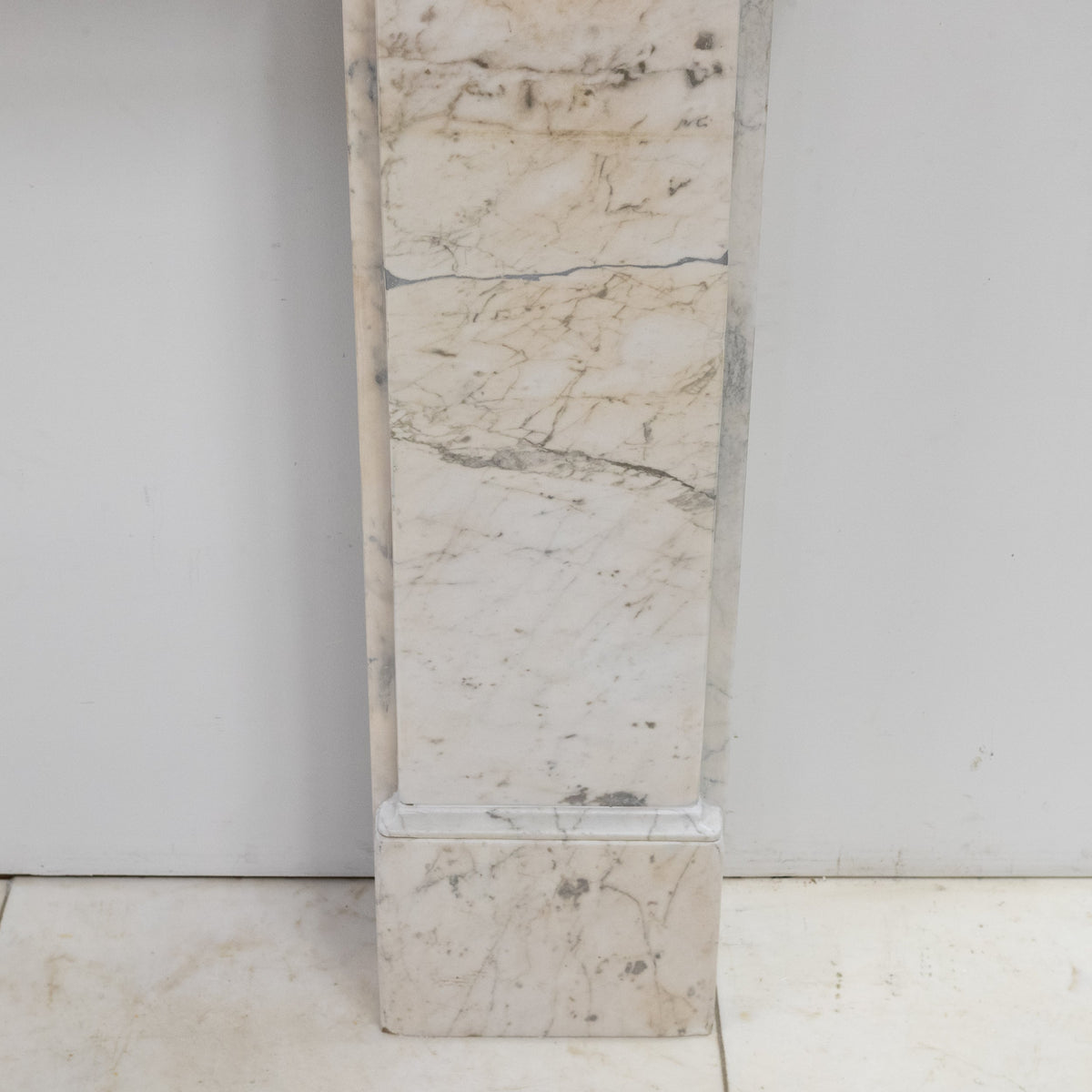 Antique Carrara Marble Late Georgian Fireplace Surround | The Architectural Forum