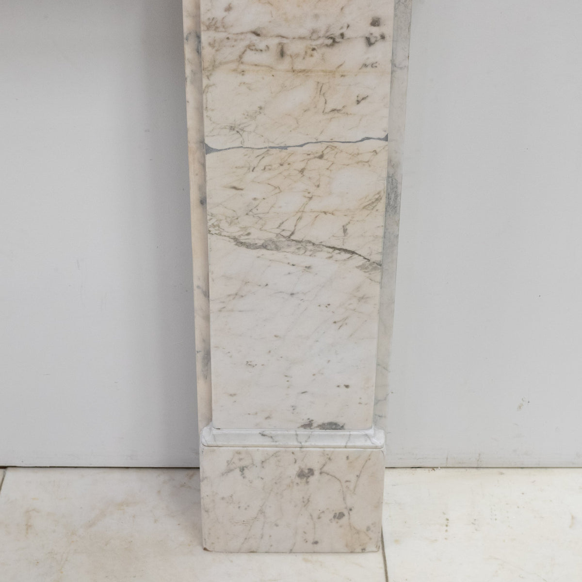 Antique Carrara Marble Late Georgian Fireplace Surround | The Architectural Forum