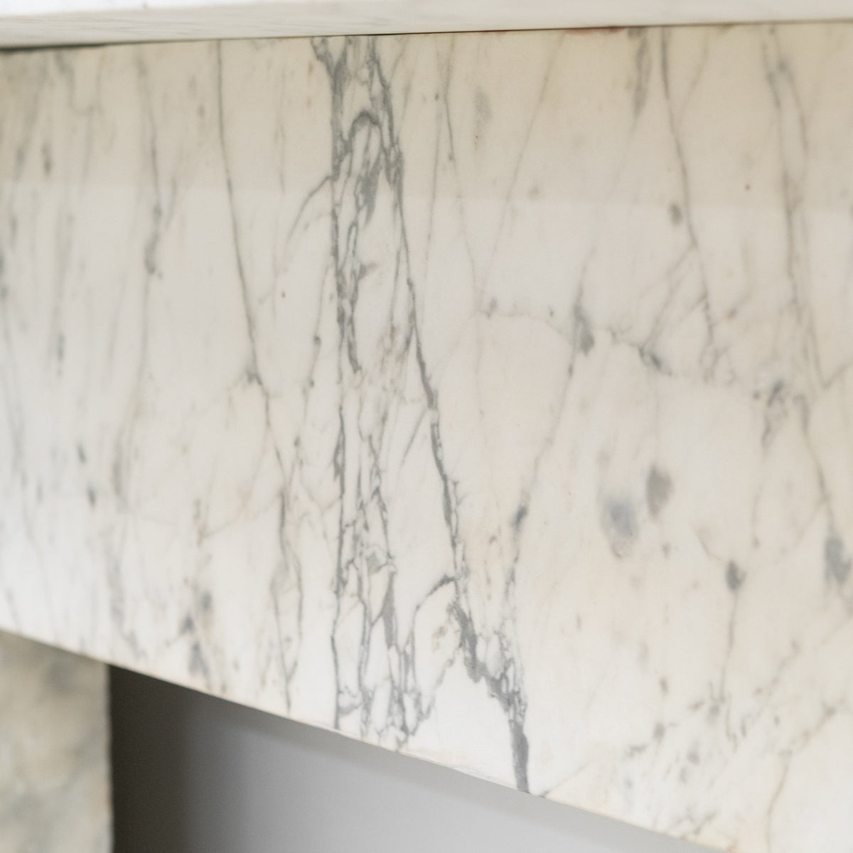 Antique Carrara Marble Late Georgian Fireplace Surround | The Architectural Forum