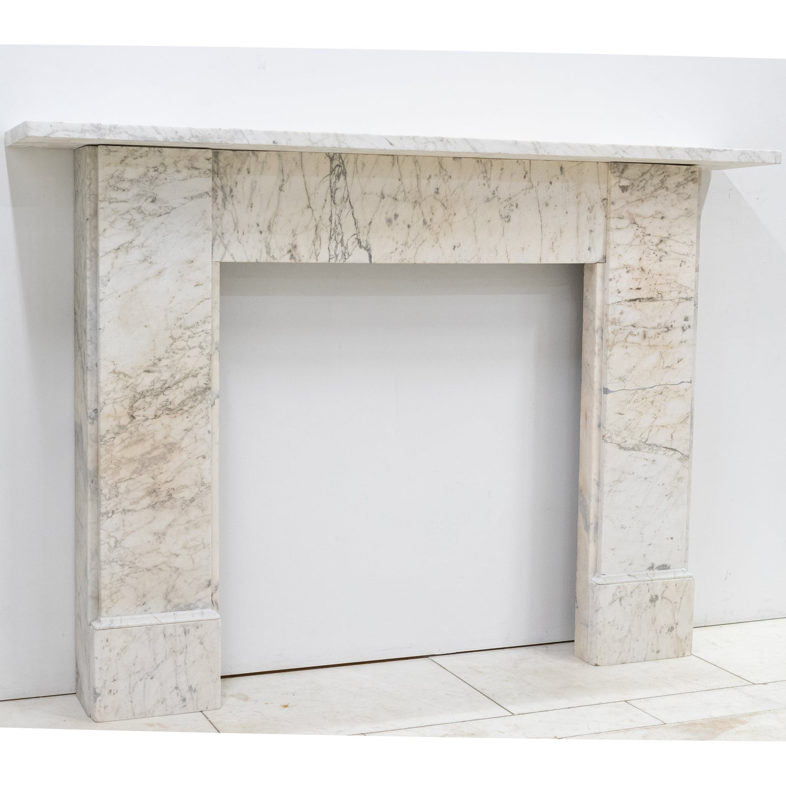 Antique Carrara Marble Late Georgian Fireplace Surround | The Architectural Forum