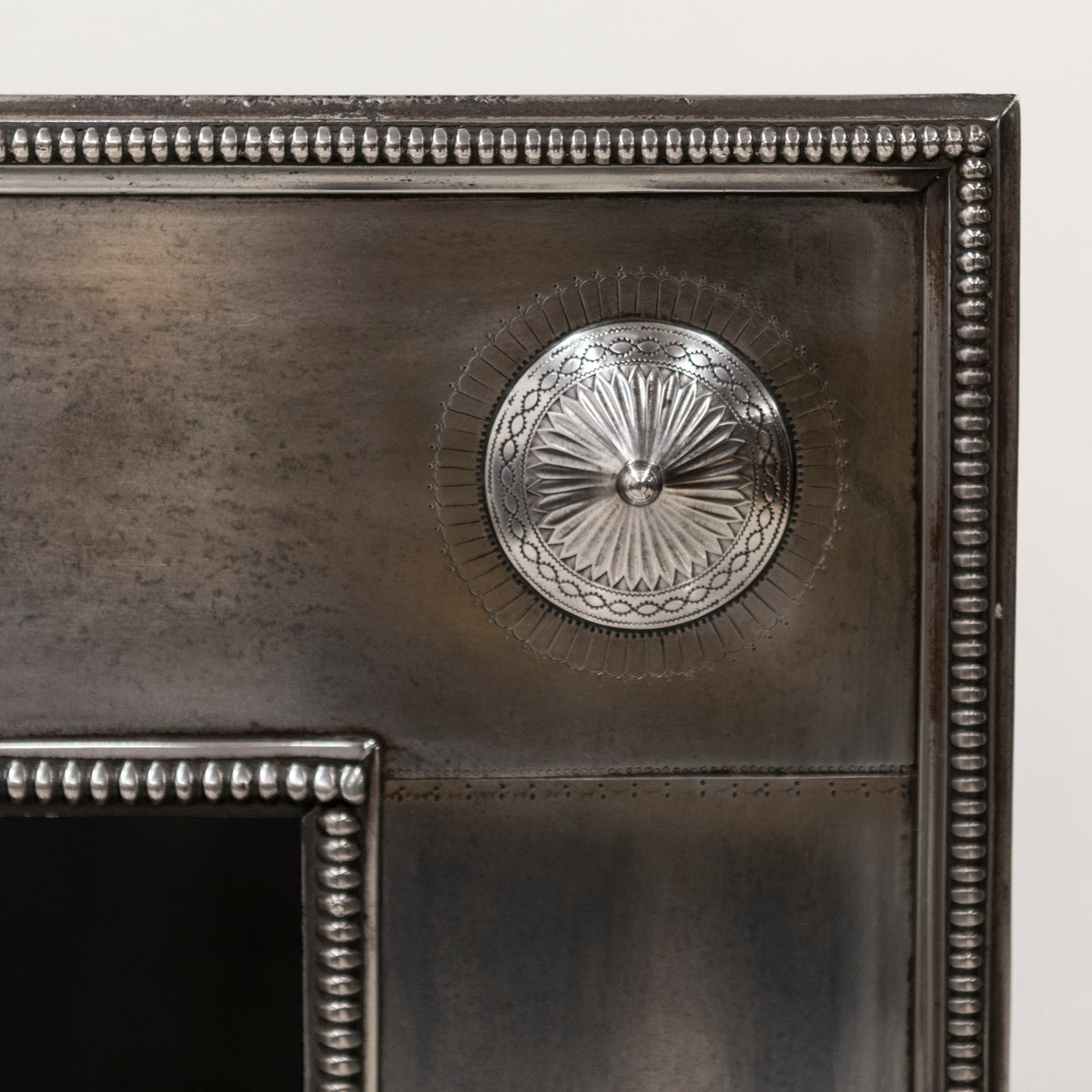 Antique Georgian Polished Steel Register Grate | Robert Adam | The Architectural Forum