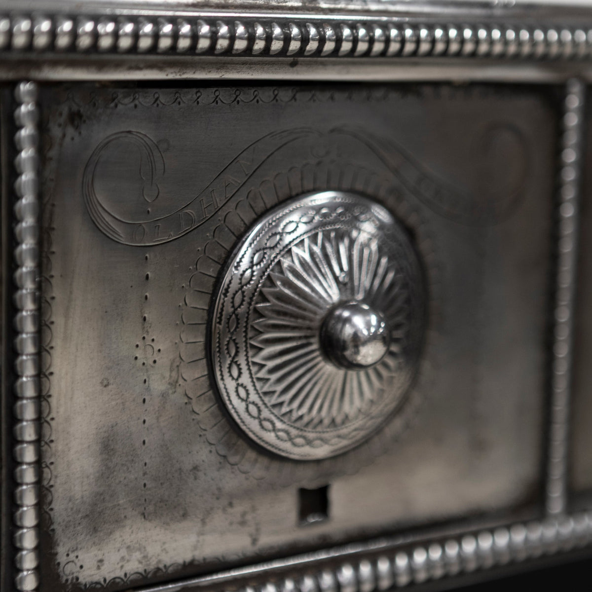 Antique Georgian Polished Steel Register Grate | Robert Adam | The Architectural Forum