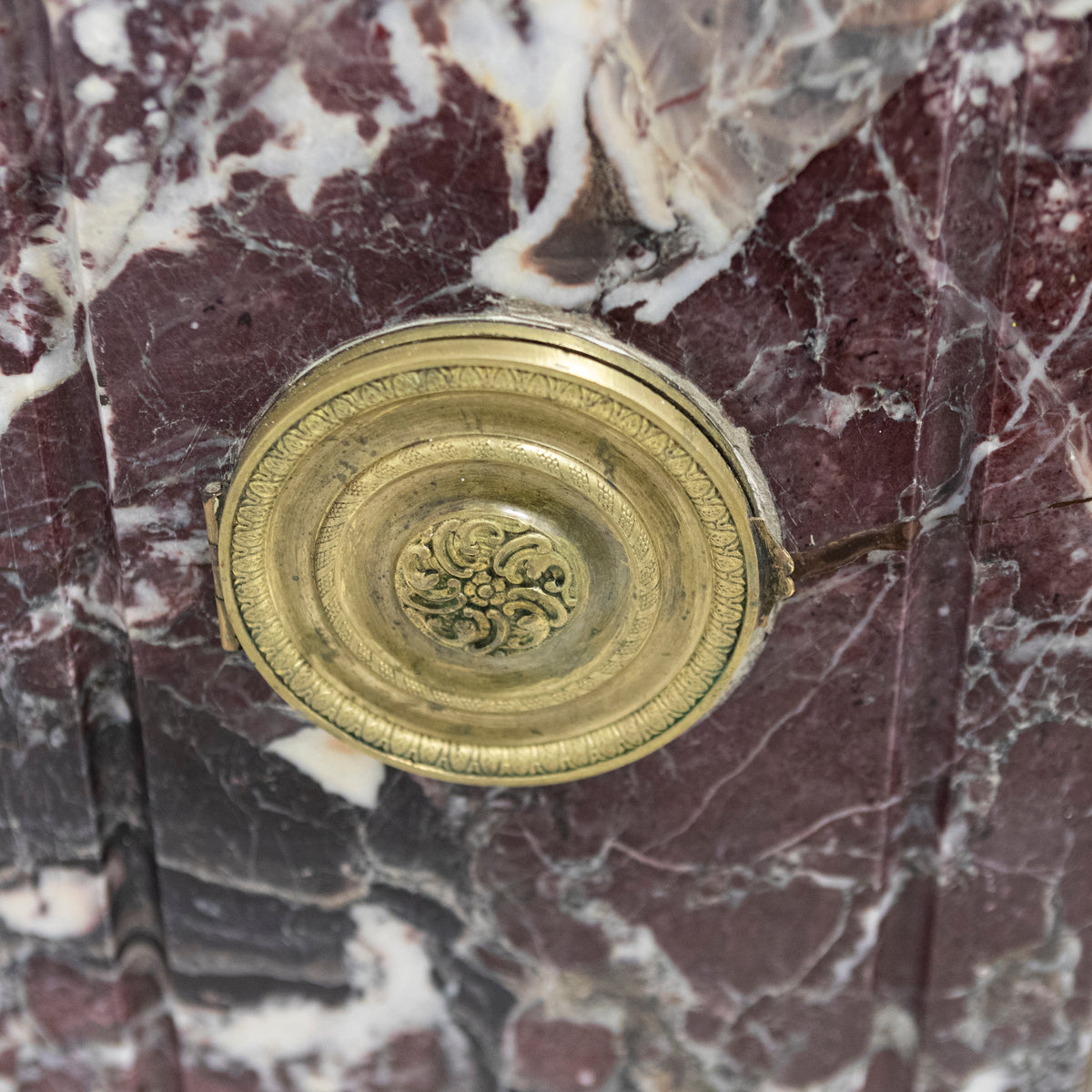 Antique 19th Century Brèche Marble Louis Style Fireplace Surround | The Architectural Forum