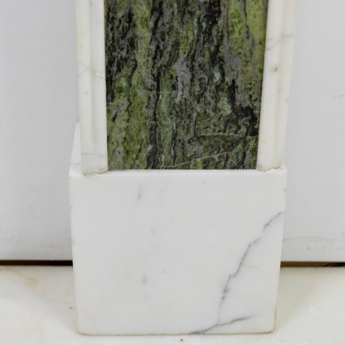Antique Regency Statuary &amp; Verde Marble Fireplace Surround | The Architectural Forum
