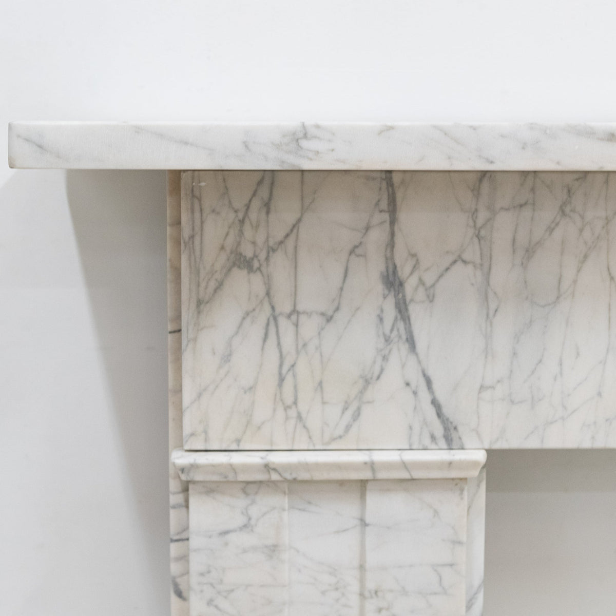 Antique Carrara Marble Late Georgian Fireplace Surround | The Architectural Forum