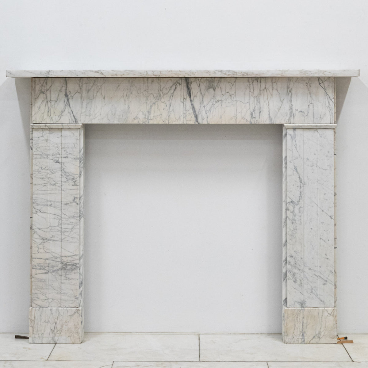 Antique Carrara Marble Late Georgian Fireplace Surround | The Architectural Forum