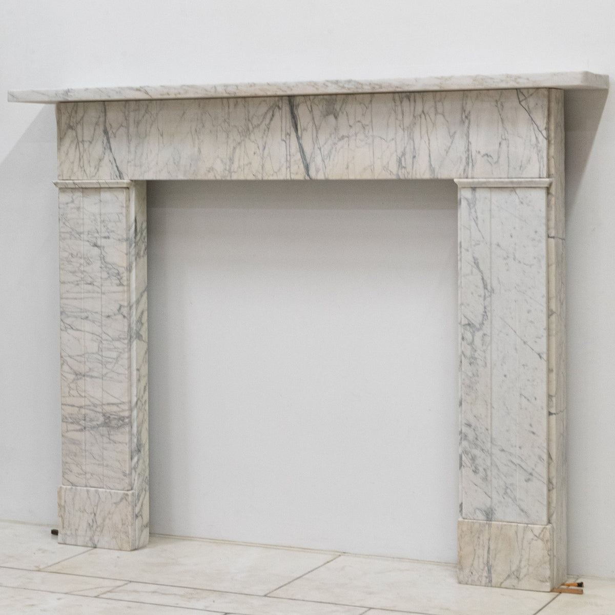 Antique Carrara Marble Late Georgian Fireplace Surround | The Architectural Forum
