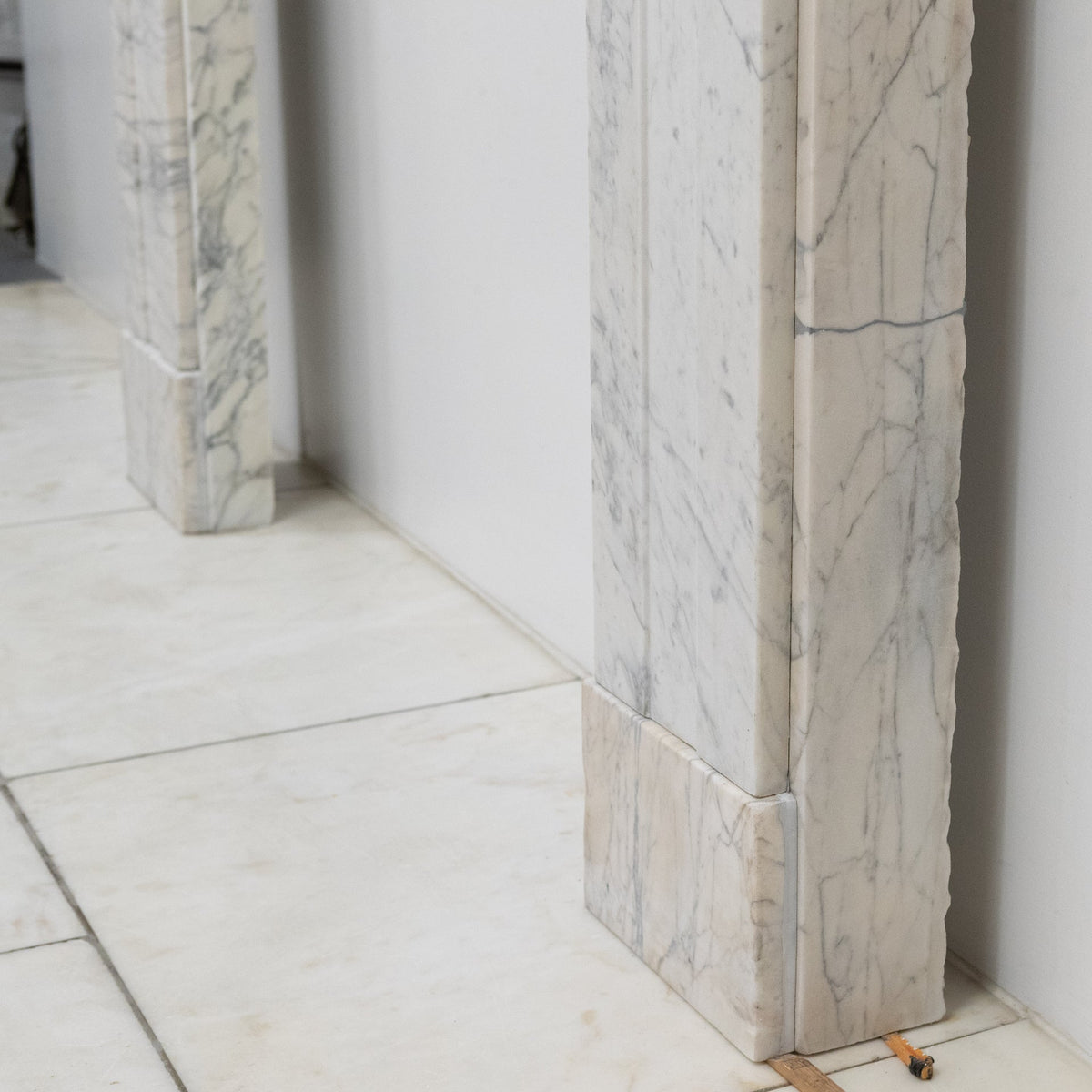 Antique Carrara Marble Late Georgian Fireplace Surround | The Architectural Forum