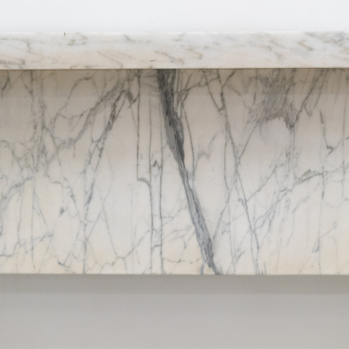 Antique Carrara Marble Late Georgian Fireplace Surround