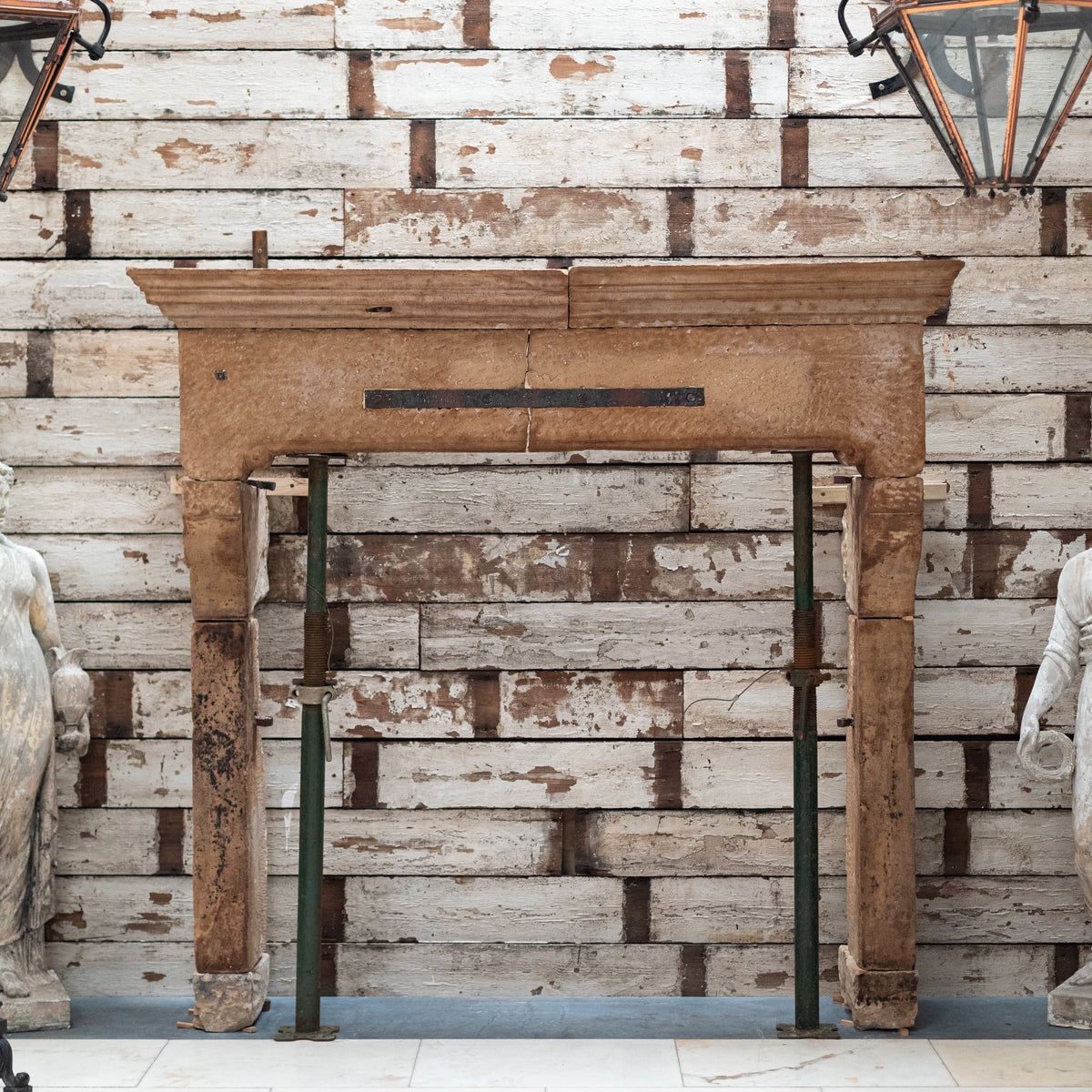 Impressive Antique 18th Century English Stone Chimneypiece | The Architectural Forum