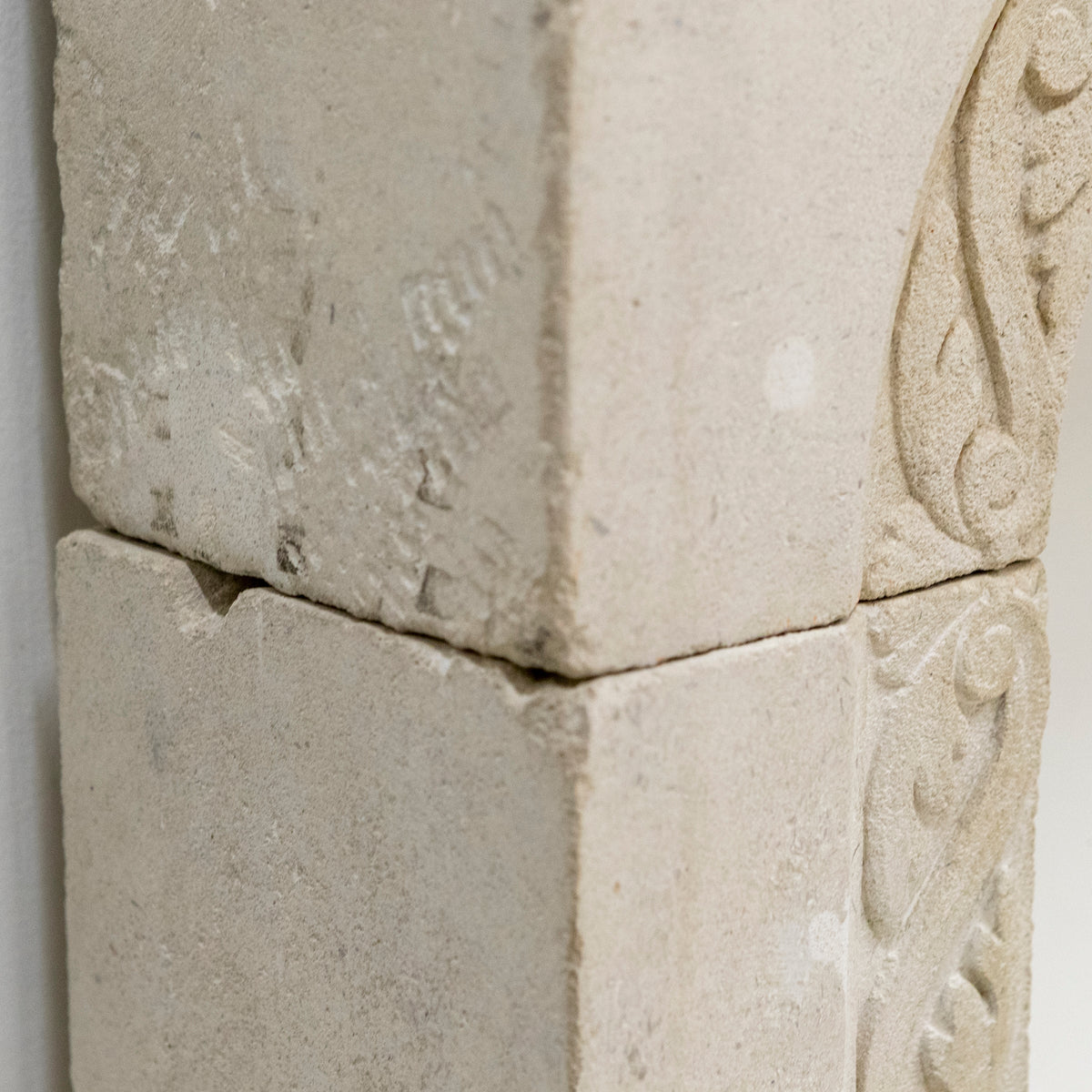 Antique Carved Stone Architectural Fireplace Surround | The Architectural Forum