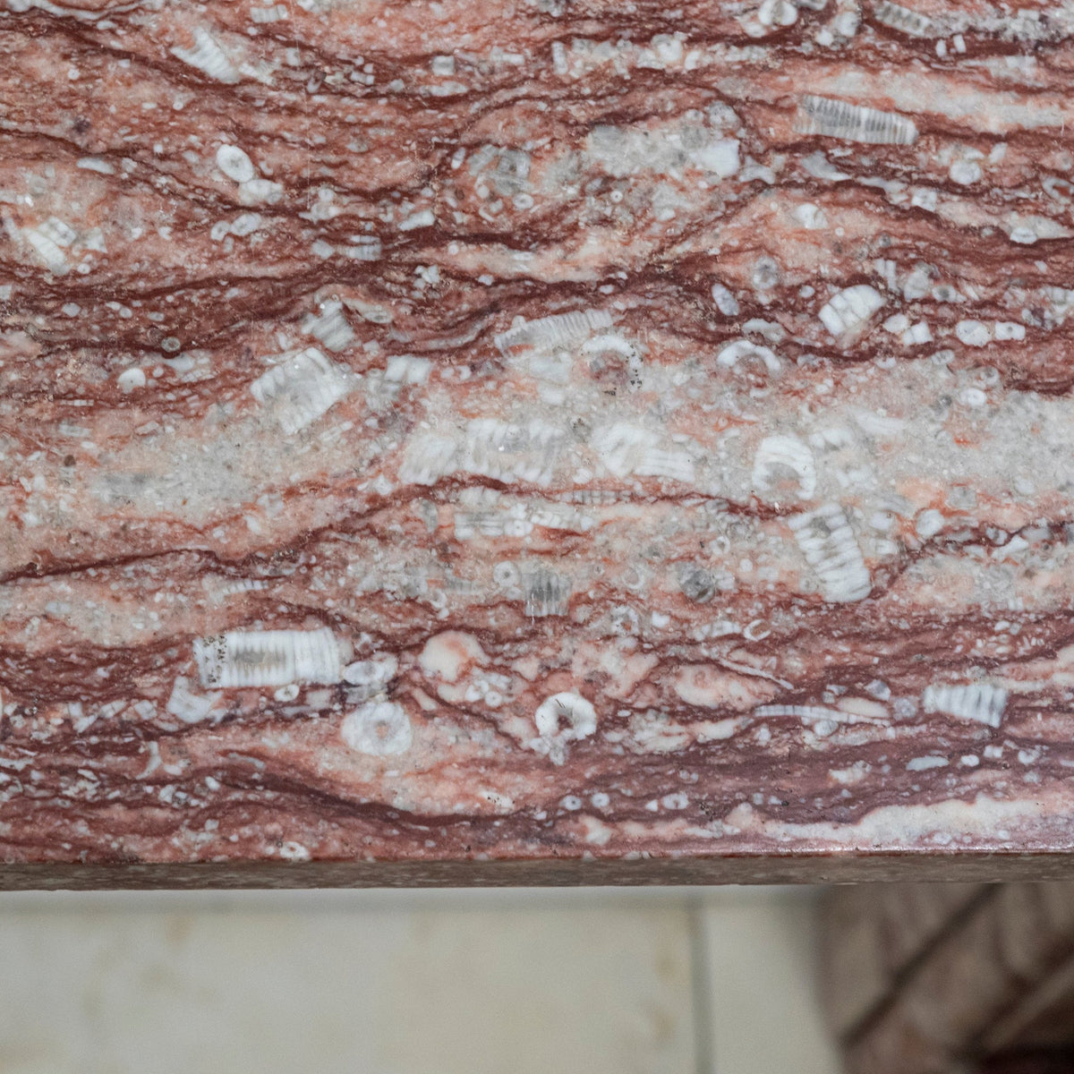 Antique Rojo Alicante Marble Fireplace Surround with Columns | The Architectural Forum